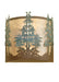 Meyda Tiffany - 29327 - Two Light Wall Sconce - Tall Pines - Rust