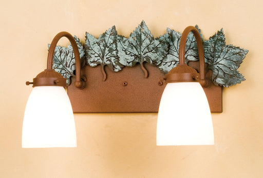 Meyda Tiffany - 29495 - Two Light Wall Sconce - Maple Leaf - Rust