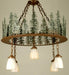 Meyda Tiffany - 29557 - Five Light Chandelier - Tall Pines - Rust