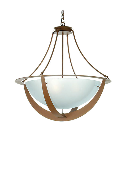 Meyda Tiffany - 31490 - Four Light Inverted Pendant - Saturn - Rust