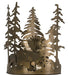 Meyda Tiffany - 31655 - One Light Wall Sconce - Moose Through The Trees - Antique Copper