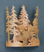 Meyda Tiffany - 31660 - One Light Wall Sconce - Moose Through The Trees - Rust