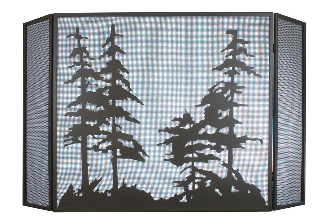 Meyda Tiffany - 31676 - Fireplace Screen - Tall Pines - Timeless Bronze