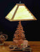 Meyda Tiffany - 32526 - Table Lamp - Moose On The Loose - Rust/Silver Mica