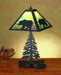 Meyda Tiffany - 32552 - Two Light Table Lamp - Lone Bear - Craftsman Brown