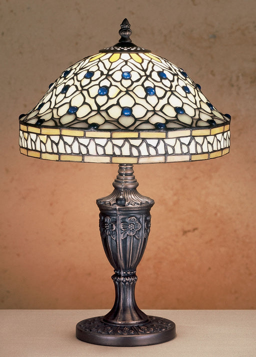 Meyda Tiffany - 44881 - Accent Lamp - Jeweled Quatrefoil - Bai Ha Blue Jewel
