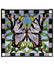 Meyda Tiffany - 46464 - Window - Butterfly - Blue Pr Bl Clear