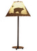 Meyda Tiffany - 48465 - One Light Table Lamp - Bear In The Woods - Antique Copper