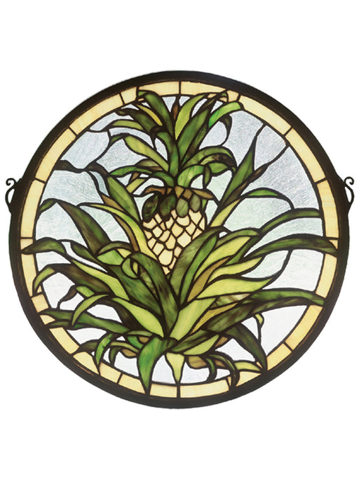 Meyda Tiffany - 48550 - Window - Welcome Pineapple - Rust