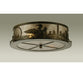 Meyda Tiffany - 48796 - Two Light Flushmount - Loon - Antique Copper