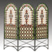 Meyda Tiffany - 48809 - Room Divider - Quatrefoil - Antique Copper,Verdigris