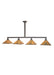 Meyda Tiffany - 50038 - Four Light Island Pendant - Prairie Corn - Timeless Bronze