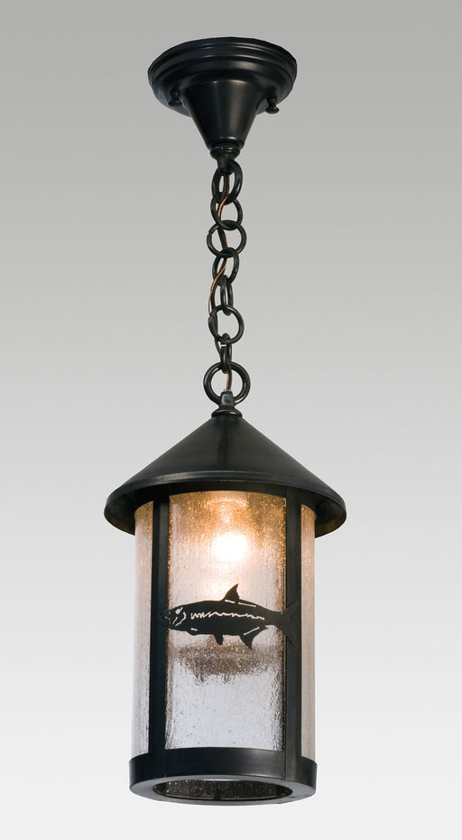 Meyda Tiffany - 50096 - One Light Pendant - Tarpon - Craftsman Brown