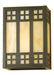 Meyda Tiffany - 50663 - One Light Wall Sconce - Prairie Loft - Craftsman Brown