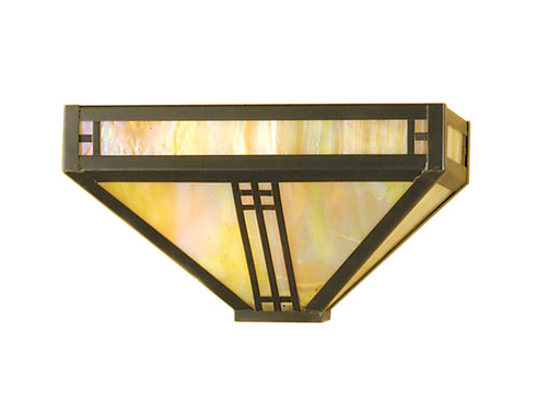 Meyda Tiffany - 50664 - One Light Wall Sconce - Prairie Loft - Craftsman Brown