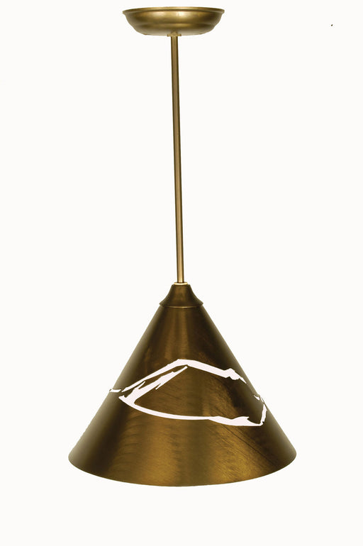 Meyda Tiffany - 50919 - One Light Pendant - Cone - Antique Copper