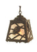 Meyda Tiffany - 50940 - One Light Mini Pendant - Spruce Pine - Cafe-Noir