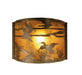 Meyda Tiffany - 51492 - One Light Wall Sconce - Ducks In Flight - Antique Copper