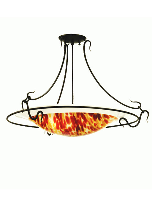 Meyda Tiffany - 52353 - Three Light Semi-Flushmount - Metro Fusion - Antique Copper