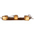 Meyda Tiffany - 52385 - Three Light Wall Sconce - Pine Branch - Rust