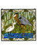 Meyda Tiffany - 62955 - Window - Blue Heron & Snowy Egret - Rust