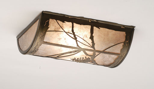 Meyda Tiffany - 62976 - Two Light Flushmount - Whispering Pines - Antique Copper