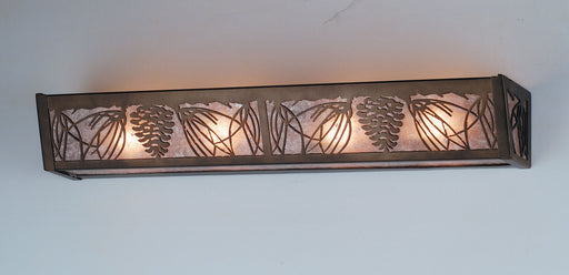 Meyda Tiffany - 65126 - Four Light Vanity - Mountain Pine - Antique Copper