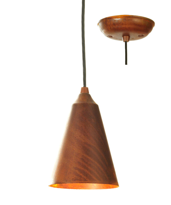 Meyda Tiffany - 65918 - One Light Mini Pendant - Cone - Rust