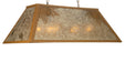 Meyda Tiffany - 66416 - Six Light Oblong Pendant - Mountain Pine - Rust