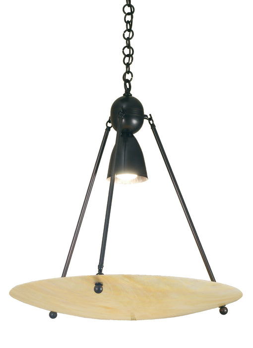 Meyda Tiffany - 66749 - One Light Inverted Pendant - Revival - Craftsman Brown