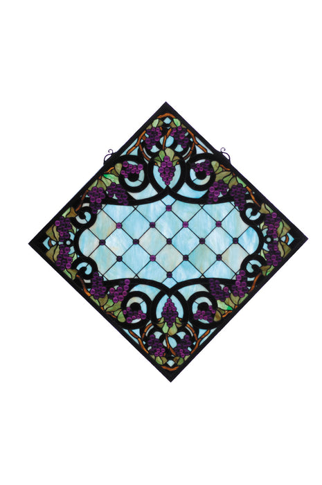 Meyda Tiffany - 67143 - Window - Jeweled Grape - Craftsman Brown