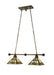 Meyda Tiffany - 67735 - Two Light Island Pendant - Prairie Wheat - Mahogany Bronze