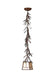 Meyda Tiffany - 67910 - One Light Mini Pendant - Pine Branch - Rust,Wrought Iron