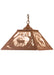 Meyda Tiffany - 68576 - Two Light Pendant - Elk At Dawn - Rust