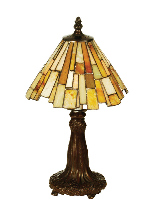 Meyda Tiffany - 69762 - One Light Mini Lamp - Delta - Antique,Craftsman Brown