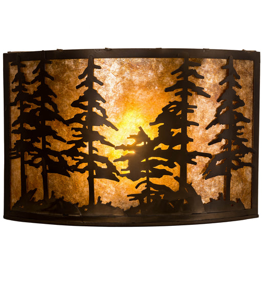 Meyda Tiffany - 73870 - One Light Wall Sconce - Tall Pines - Antique Copper