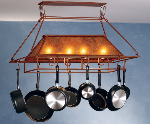 Meyda Tiffany - 77830 - Two Light Pot Rack - Mission - Rust