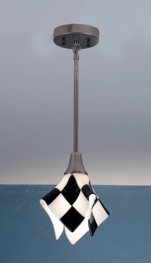 Meyda Tiffany - 82545 - One Light Mini Pendant - Metro Fusion - Nickel