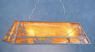 Meyda Tiffany - 82887 - Nine Light Oblong Pendant - Trout & Fisherman - Pewter