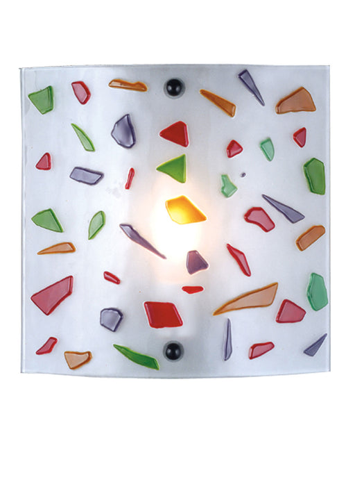Meyda Tiffany - 98158 - One Light Wall Sconce - Metro Fusion - Nickel