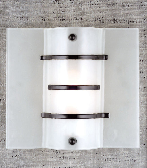 Meyda Tiffany - 98171 - One Light Wall Sconce - Metro Fusion - Nickel