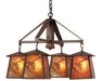 Meyda Tiffany - 98359 - Four Light Chandelier - Whispering Pines - Rust