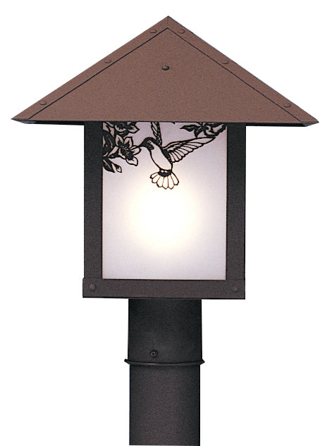 Arroyo - EP-12HFF-RB - One Light Post Mount - Evergreen - Rustic Brown