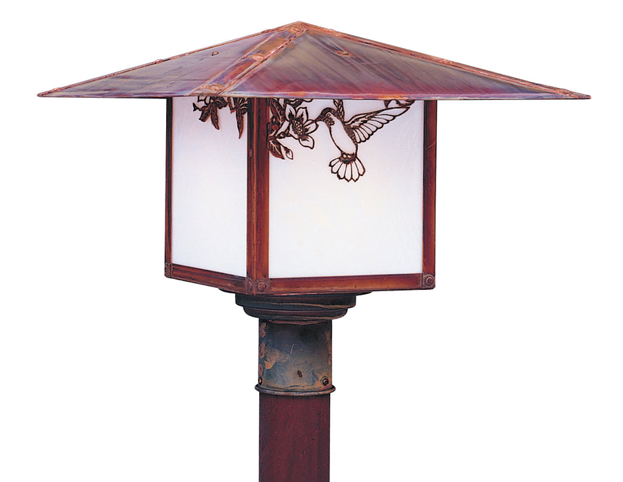 Arroyo - MP-17HFWO-RC - One Light Outdoor Post Lamp - Monterey - Raw Copper