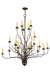 22 Light Chandelier - Lighting Design Store