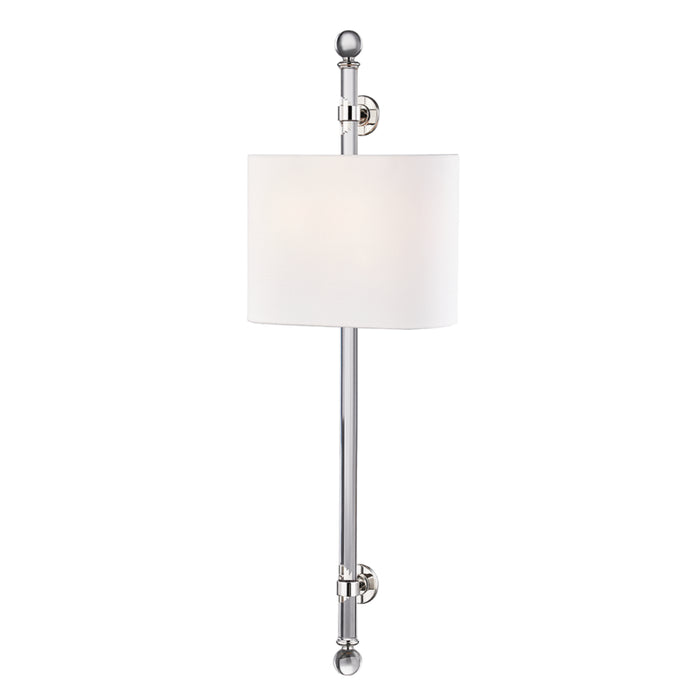 Hudson Valley - 6122-PN - Two Light Wall Sconce - Wertham - Polished Nickel