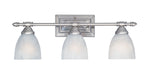 Designers Fountain - 94003-SP - Three Light Bath Bar - Apollo - Satin Platinum