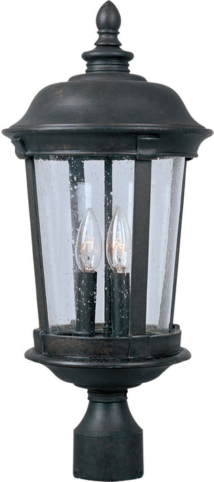 Maxim - 3021CDBZ - Three Light Outdoor Pole/Post Lantern - Dover DC - Bronze