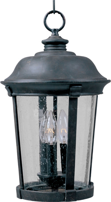 Maxim - 3029CDBZ - Three Light Outdoor Hanging Lantern - Dover DC - Bronze
