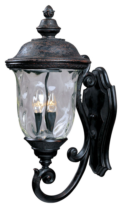 Maxim - 3424WGOB - Three Light Outdoor Wall Lantern - Carriage House DC - Oriental Bronze
